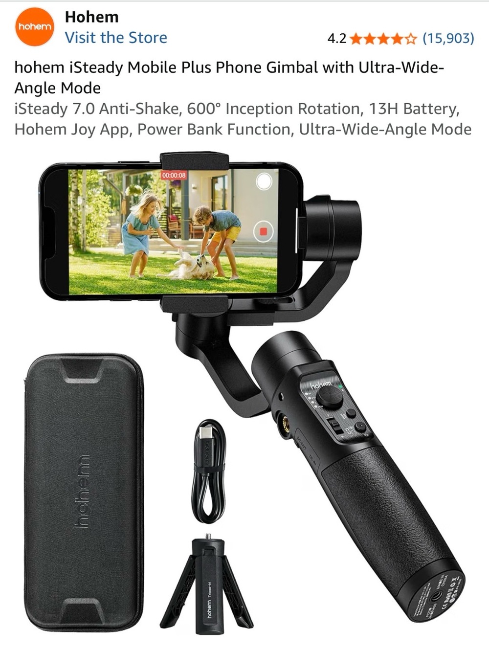 hohem iSteady Mobile Plus Phone Gimbal